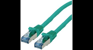 ROLINE Patchkabel Cat.6A S/FTP (PiMF), Component Level, LSOH, groen, 0,5 m