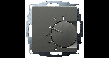 Eberle 191810224302 UTE 1002-Anthrazit-55 Kamerthermostaat Montagewijze: Inbouw (in muur) Verwarmen 1 stuk(s)