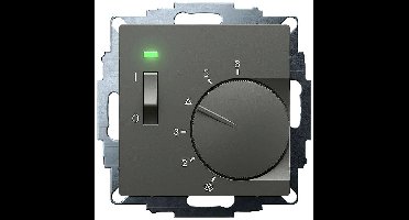 Eberle 191811554302 UTE 1015-Anthrazit-55 Kamerthermostaat Montagewijze: Inbouw (in muur) Verwarmen 1 stuk(s)