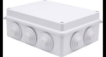TRU COMPONENTS TC-RA 200x155x80 TC-10239056 Installatiebehuizing ABS kunststof Wit 1 stuk(s)