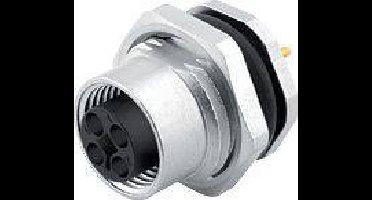 binder 09 0632 90 04-20 Ronde connector Bus, recht, Flensbus Totaal aantal polen: 4 Serie (ronde connectoren): 813 1 stuk(s)