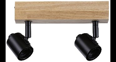 Paulmann Arvid 66771 Wandspot E27 Zwart, Hout (licht)