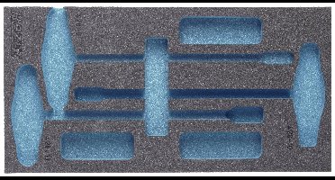 Hazet 163-122L 163-122L Plukschuiminlegstuk (l x b) 342 mm x 172 mm