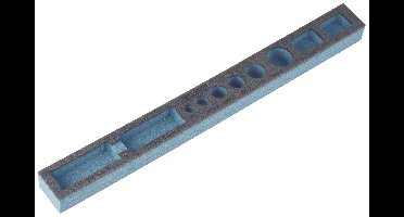 Hazet 163-131L 163-131L Plukschuiminlegstuk (l x b) 519 mm x 50 mm