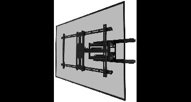 Neomounts WL40S-850BL18 TV-beugel 109,2 cm (43) - 215,9 cm (85) Kantelbaar, Zwenkbaar