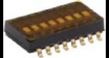 C & K Switches TDA08H0SB1R DIP-schakelaar Aantal polen 8 1 stuk(s) Tape