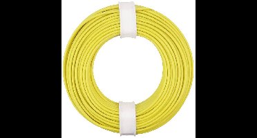 Donau Elektronik 150-013 Draad 1 x 0.50 mm² Geel 10 m
