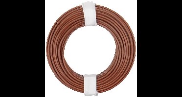 Donau Elektronik 150-018 Draad 1 x 0.50 mm² Bruin 10 m