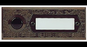 Grothe 55511 Belknop Met naambord Brons