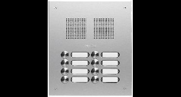 Grothe TS 787 2-4 Buitenunit voor Deurintercom Zilver