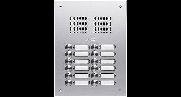 Grothe TS 787 2-6 Buitenunit voor Deurintercom Zilver