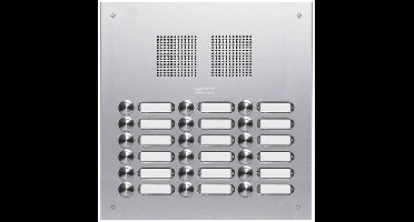 Grothe TS 787 3-6 Buitenunit voor Deurintercom Zilver