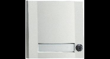 Grothe 51103 Belknop Met naambord Wit/zwart