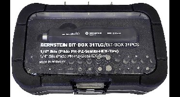Bernstein Tools for Electronics 6-355-ESD Bitset 31-delig 1/4 (6.3 mm)