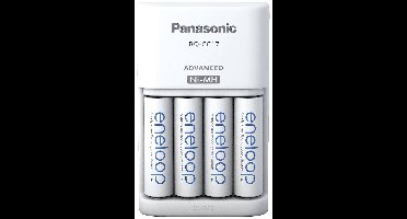 Panasonic Advanced BQ-CC17 + 4x eneloop AA Batterijlader NiMH AAA (potlood), AA (penlite)