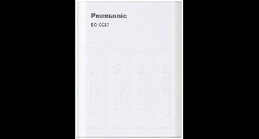 Panasonic BQ-CC87 +4x eneloop AA Batterijlader NiMH AAA (potlood), AA (penlite)