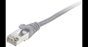 Equip 605507 RJ45 Netwerkkabel, patchkabel CAT 6 S/FTP 0.50 m Grijs Vergulde steekcontacten 1 stuk(s)