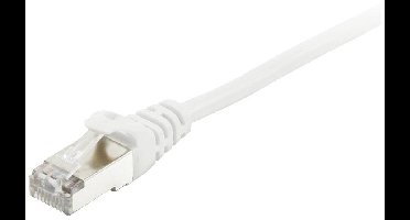 Equip 605514 RJ45 Netwerkkabel, patchkabel CAT 6 S/FTP 5.00 m Wit Vergulde steekcontacten 1 stuk(s)