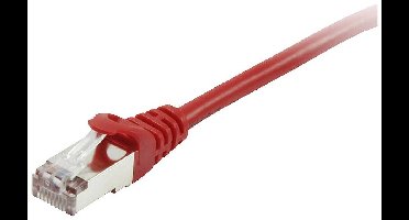 Equip 605527 RJ45 Netwerkkabel, patchkabel CAT 6 S/FTP 0.50 m Rood Vergulde steekcontacten 1 stuk(s)