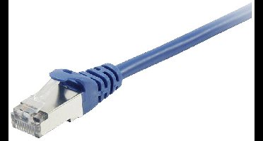 Equip 605534 RJ45 Netwerkkabel, patchkabel CAT 6 S/FTP 5.00 m Blauw Vergulde steekcontacten 1 stuk(s)