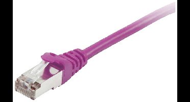 Equip 605554 RJ45 Netwerkkabel, patchkabel CAT 6 S/FTP 5.00 m Violet Vergulde steekcontacten 1 stuk(s)
