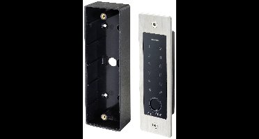 Sygonix SY-5231014 Toegangsysteem met vingerafdruk/RFID Inbouw (in muur) 12 V/DC, 18 V/DC IP55 Met verlicht toetsenbord