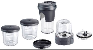 Bosch Haushalt MUZ45XTM1 Hakmachine Zwart, Transparant