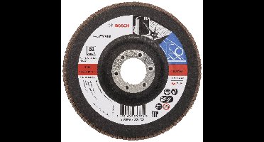 Bosch Accessories 2608607328 X571 Lamellenschijf Diameter 125 mm Boordiameter 22.33 mm Korrelgrootte (num) 80 Staal 1 stuk(s)