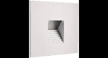 Deko Light Abdeckung eckig weiß Stufe für Alwaid 930485 Afdekking Wit (RAL 9016)