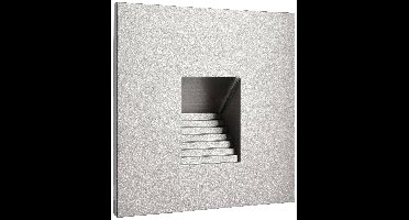 Deko Light Abdeckung eckig grau Stufe für Alwaid 930486 Afdekking Grijs