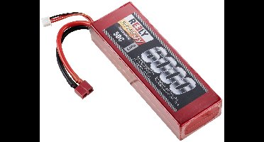 Reely LiPo accupack 7.4 V 6000 mAh Aantal cellen: 2 50 C Hardcase T-stekkersysteem