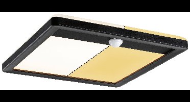 Paulmann 94709 Lamina PIR 2200K eck. schwarz LED-plafondlamp 14 W Zwart