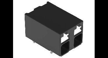 WAGO 2086-3202/300-000 Printklem 1.50 mm² Aantal polen 2 Zwart 1 stuk(s)