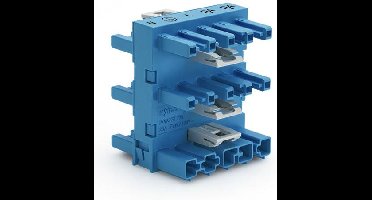 WAGO 770-1947 Connector WINSTA MIDI Stekker, recht Totaal aantal polen: 5 25 A Blauw 20 stuk(s)
