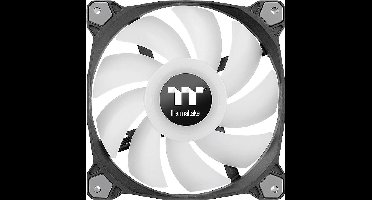 Thermaltake CL-F116-PL14SW-A PC-ventilator Zwart (b x h x d) 190 x 56 x 143 mm Incl. LED-verlichting, Incl. RGB-verlichtingsbesturing