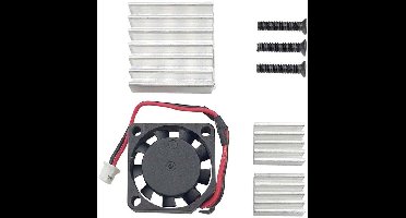 Radxa RockPi4C+_Heat-Set Koellichaam Geschikt voor serie: Rock Pi Zwart