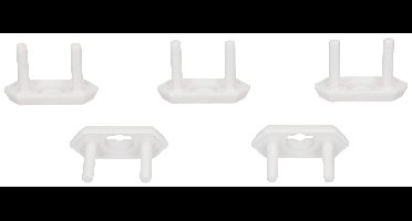 Max Hauri 166372 Stopcontactbeveiliger Wit 5 stuk(s)