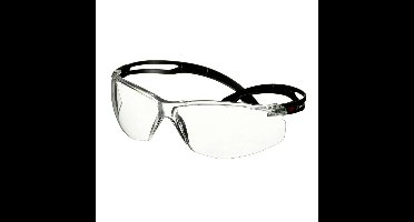 3M SecureFit SF501ASP-BLK Veiligheidsbril Met anti-kras coating Zwart