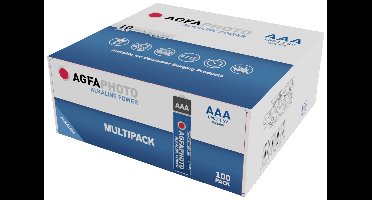 AgfaPhoto Power LR03 AAA batterij (potlood) Alkaline 1.5 V 100 stuk(s)