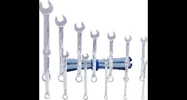 KS Tools 518.0643 518.0643 Ring-steeksleutelset Sleutelbreedte (metrisch) 6 - 22 mm