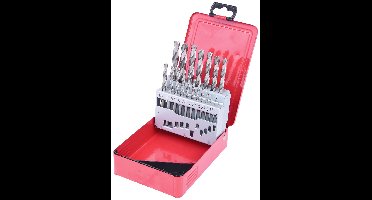 KS Tools 3302610 HSS-G Metaal-spiraalboorset 1 mm, 1.5 mm, 2 mm, 2.5 mm, 3 mm, 3.5 mm, 4 mm, 4.5 mm, 5 mm, 5.5 mm, 6 mm, 6.5 mm, 7 mm, 7.5 mm, 8 mm, 8.5 mm, 9