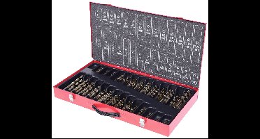 KS Tools 3303650 HSS-G-Co 5 Metaal-spiraalboorset 1 mm, 1.5 mm, 2 mm, 2.5 mm, 3 mm, 3.5 mm, 4 mm, 4.5 mm, 5 mm, 5.5 mm, 6 mm, 6.5 mm, 7 mm, 7.5 mm, 8 mm, 8.5