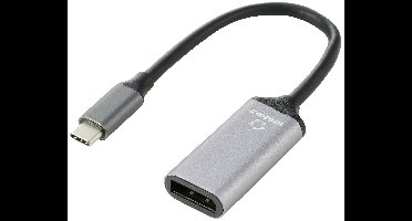 Renkforce RF-5397866 USB-C-displaykabel USB-C / DisplayPort Adapterkabel USB-C stekker, DisplayPort-bus 0.15 m Zwart Afgeschermd (dubbel)