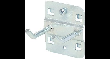 KS Tools 8600812 Dubbele gereedschapshouder met schuin haakuiteinde, Ø 6 mm, 35 mm (Ø x l) 6 mm x 35 mm 1 stuk(s)