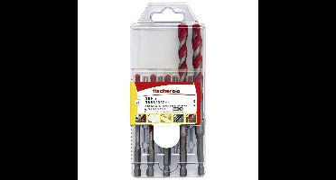 Fischer 561649 D-U Hex Set 5-12 mm Universeel boor assortiment 5-delig