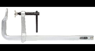 KS Tools 1450301 Geheel stalen schroefklem met knevel, 80 x 160 mm Spanbreedte (max.):160 mm