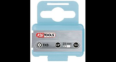 KS Tools 910.2345 9102345 Torx-bit TB 15 RVS V2A Roestvast C 6.3 5 stuk(s)