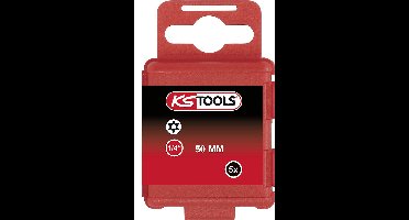 KS Tools 911.2777 9112777 Torx-bit TB 9 Speciaal staal Vernikkeld E 6.3 5 stuk(s)