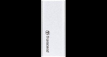 Transcend ESD260C 500 GB Externe SSD harde schijf USB-C, USB-A Zilver TS500GESD260C