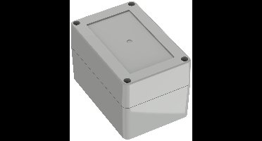 TRU COMPONENTS TC-10860636 Universele behuizing 120 x 80 x 75.20 ABS Lichtgrijs 1 stuk(s)